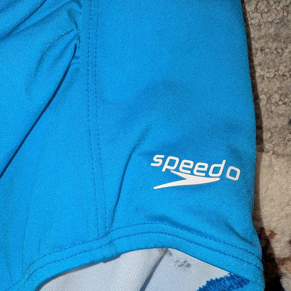 Speedo Parrot Blue One Piece Swimsuit